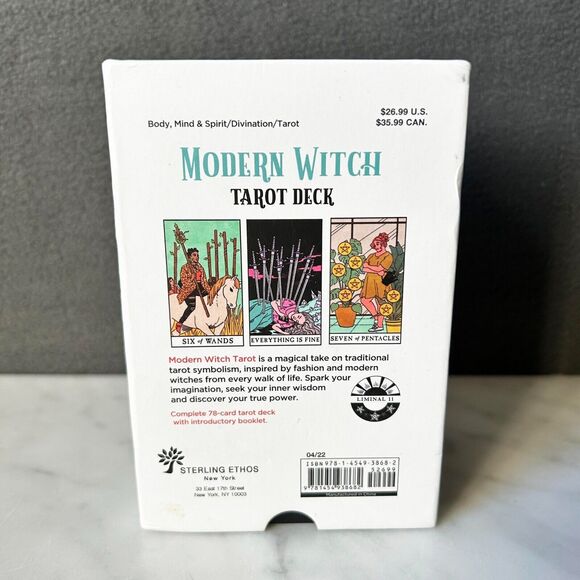 Modern Witch Tarot Deck by Lisa Sterle - 78 Card Tarot Deck + Introductory Book - Picture 8 of 8